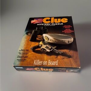 Vintage 1994 Clue “Killer On Board” Mystery 500 Pieces Puzzle. Complete Set.